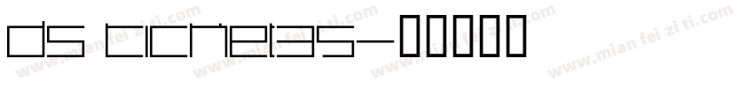 DS Ticket35字体转换